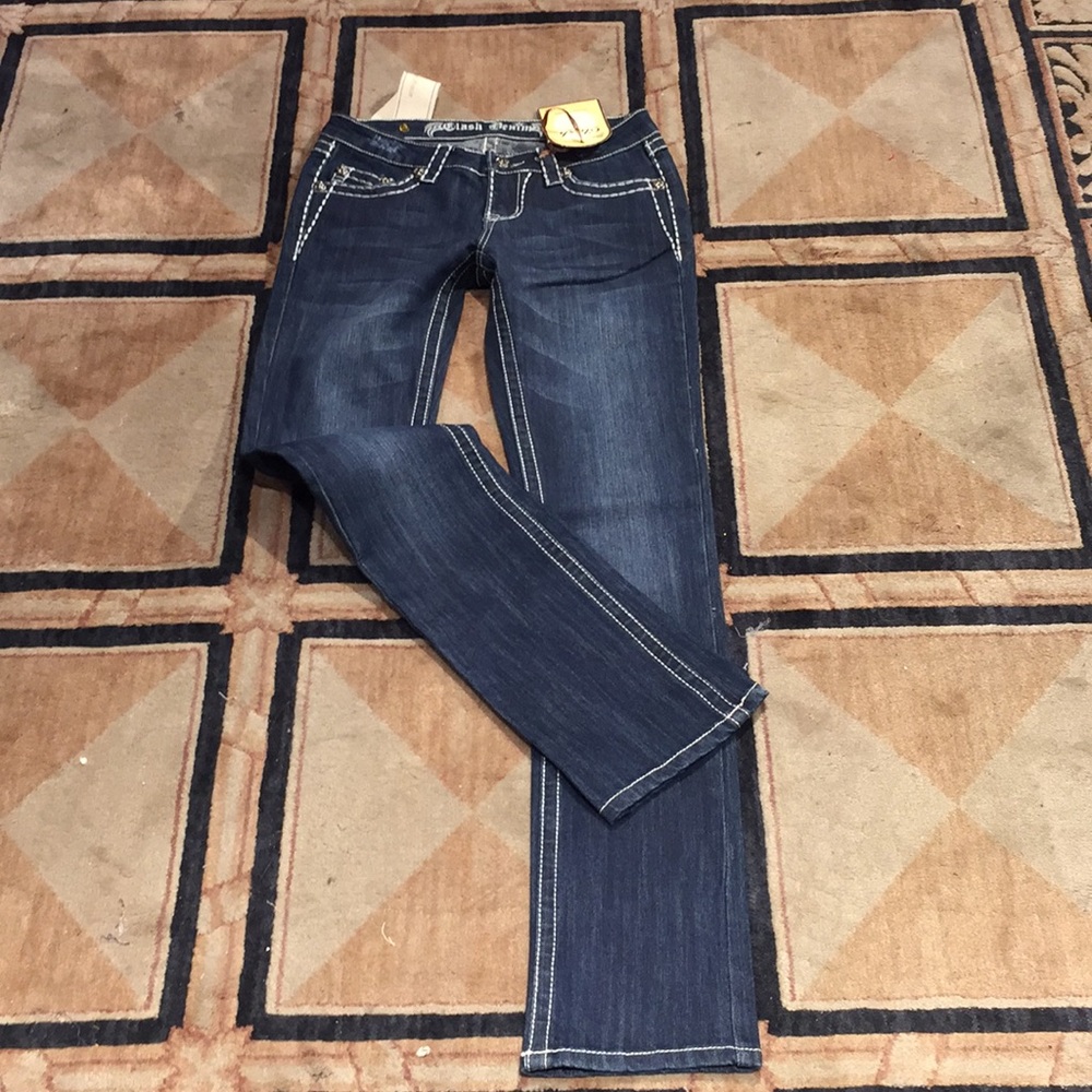 Clash Denim Jeans
